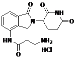 Lenalidomide N-(3-Aminopropanoyl) Hydrochloride CAS#: 827026-45-91