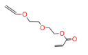 Struttura di 2-[2-(vinilossi)etossi]etil acrilato CAS 86273-46-3