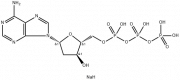 Struktura soli trisodowej 2'-deoksyadenozyno-5'-trifosforanu CAS 54680-12-5