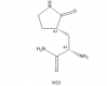 Struttura di 3-pirrolidinapropanamide, α-amino-2-oxo-, cloridrato CAS 2628280-48-6