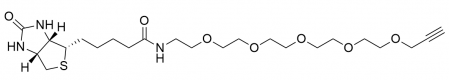 Estrutura da Biotina PEG5-Propargil CAS 1309649-57-70