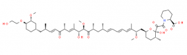 Structure of Everolimus Impurity Everolimus-19-ene open ring(804-95) CAS 1062122-63-7