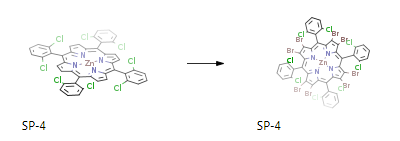 Voie de synthèse (ROS) du méso-tétra(2,6-dichlorophényl)porphyrine-Zn(II) CAS 100506-72-7