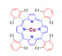 Struktur von 5,10,15,20-Tetrakis-(2,6-dichlorphenyl)-porphyrin-cu(II) CAS 56047-84-8