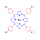 Structure of Cu(II)meso-Tetra(4-chlorophenyl)porphine CAS 16828-36-7