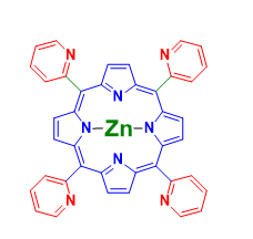 মেসো-টেট্রা (2-পাইরিডিল) পোরফিন-জেডএন (II) CAS 31183-11-61 এর গঠন