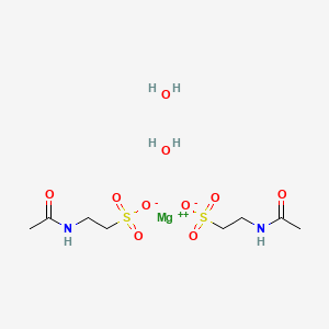 Struktur Magnesium Acetyl Taurate CAS 75350-40-2
