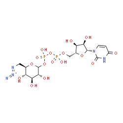 Estructura de UDP-6-azido-6-deoxy-D-Glc.2Na CAS 537039-67-1