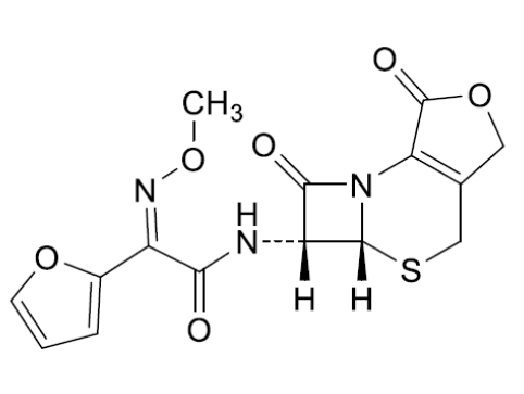 Struktura cefuroksymu sodu Zanieczyszczenie H CAS 947723-87-7