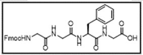 Structure of Fmoc-Gly-Gly-Phe-Gly-OH CAS 187794-49-61