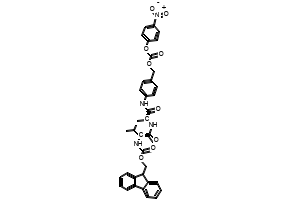 Struktura Fmoc-Val-Ala-pAB-PNP CAS 1394238-92-6