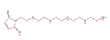 Структура Mal-PEG5-OH CAS 153758-87-3