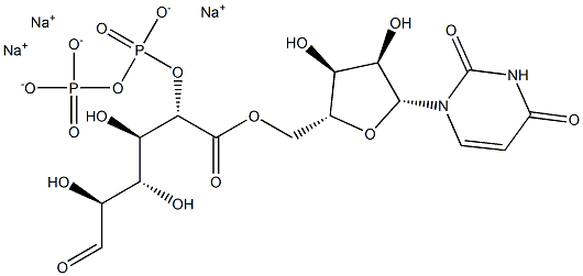 Структура UDP-GalA.3Na CAS 148407-07-2