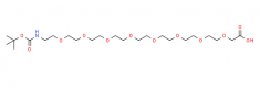 Structure of BOCNH-PEG8-CH2COOH CAS 2147743-36-8