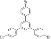 Struktur von 1,3,5-Tris(4-bromphenyl)benzol CAS 7511-49-1