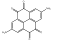 ساختار 2,7-diaminopyrene-4,5,9,10-tetraone CAS 2459874-51-0