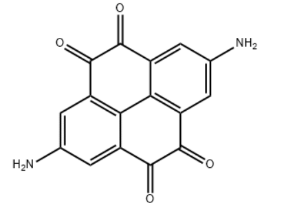 2,7-diaminopiren-4,5,9,10-tetraon yapısı CAS 2459874-51-0