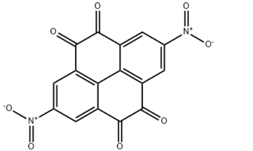 Estrutura de 2,7-dinitropireno-4,5,9,10-tetraona CAS 2151811-65-1