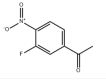 1-(3-フルオロ-4-ニトロフェニル)エタノンの構造 CAS 72802-25-6