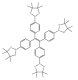 struktura 1,1,2,2-tetrakis(4-(4,4,5,5-tetrametylo-1,3,2-dioksaborolan-2-ylo)fenylo)etenu CAS 1660996-72-4