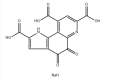 structure de Pyrroloquinoline quinone Dosodium Salt CAS 122628-50-6