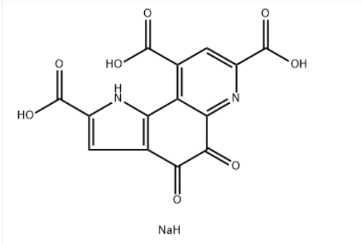 Pirolokinolin kinon Dosodyum Tuzu CAS 122628-50-6'nın yapısı