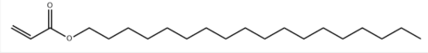 structure de l'acrylate de stéaryle (SA) CAS 4813-57-4