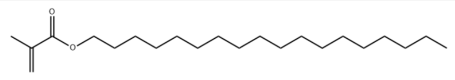 struktura metakrylanu stearylu (SMA) CAS 32360-05-7