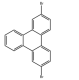 Struktur von 2,7-Dibromtriphenylen CAS 888041-37-0