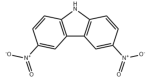 struttura di 3,6-Dinitro-9H-carbazolo CAS 3244-54-0