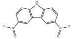 מבנה של 3,6-Dinitro-9H-carbazole CAS 3244-54-0