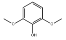 struttura del 2,6-dimetossifenolo CAS 91-10-1