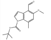 Estructura de 5-metoxi-7-metil-t-boc-1H-indol-4-carbaldehído CAS 1481631-51-9