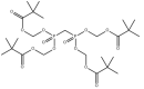 Estrutura do ácido propanóico, 2,2-dimetil-, 1,1',1',1'''-[metilenobis[fosfinilidinabis(oximetileno)]] éster CAS 134606-34-1