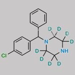 1-[(4-Chlorophenyl)phenylmethyl]piperazine D8 CAS#: 1189925-23-2