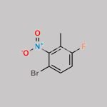 1-Bromo-4-fluoro-3-methyl-2-nitrobenzene CAS#: 1286734-82-4