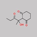 2-(2-hydroxy-3-oxopentan-2-yl)cyclohexane-1,3-dione CAS#: N/A