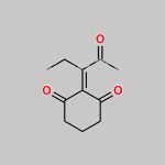 2-(2-oxopentan-3-ylidene)cyclohexane-1,3-dione CAS#: N/A