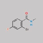 2-bromo-4-fluoro-N-methylbenzamide CAS#: 923138-87-8