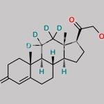 21-Hydroxyprogesterone D4 CAS#: N/A