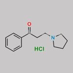 3-(1-Pyrrolidinyl)propiophenone HCl CAS#: 833-86-3