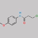 3-Chloro-N-(4-methoxyphenyl)propanamide CAS#: 19313-87-2