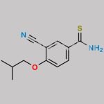 3-Cyano-4-isobutoxybenzothioamide CAS#: 163597-57-7