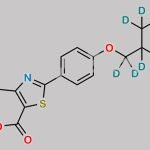 3-Descyano Febuxostat D9 Ethyl Ester CAS#: N/A