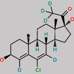 3-Hydroxy Chlormadinone D5 CAS#: N/A