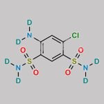 4-Amino-6-chloro-1,3-benzenedisulfonamide-d6 CAS#: 1184995-49-0