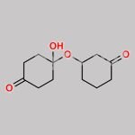 4-hydroxy-4-((3-oxocyclohexyl)oxy)cyclohexan-1-one CAS#: N/A