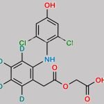 4-Hydroxy Aceclofenac D4 CAS#: N/A