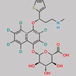 4-Hydroxy Duloxetine-d6 beta-D-Glucuronide CAS#: N/A