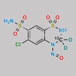 4-Nitroso Hydrochlorothiazide-13C,D3 CAS#: N/A